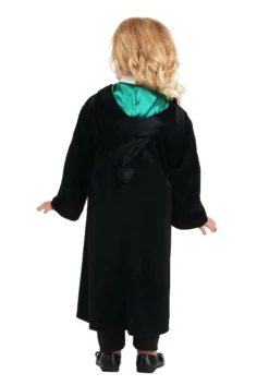 Jerry Leigh Kids Harry Potter Deluxe Slytherin Robe Costume -Cheap Anna Costumes Store harry potter toddler deluxe slytherin robe alt 3