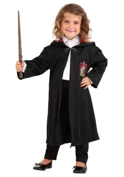 Jerry Leigh Toddler's Harry Potter Gryffindor Robe Costume -Cheap Anna Costumes Store harry potter toddler gryffindor robe2