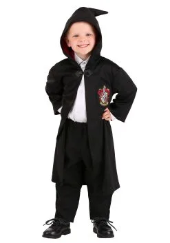 Jerry Leigh Toddler's Harry Potter Gryffindor Robe Costume -Cheap Anna Costumes Store harry potter toddler gryffindor robe4