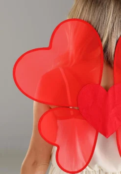 Armada Heart-Shaped Wings Costume Accessory Kit 5 Armada Heart-Shaped Wings Costume Accessory Kit -Cheap Anna Costumes Store heart shaped wings accessory kit alt 2