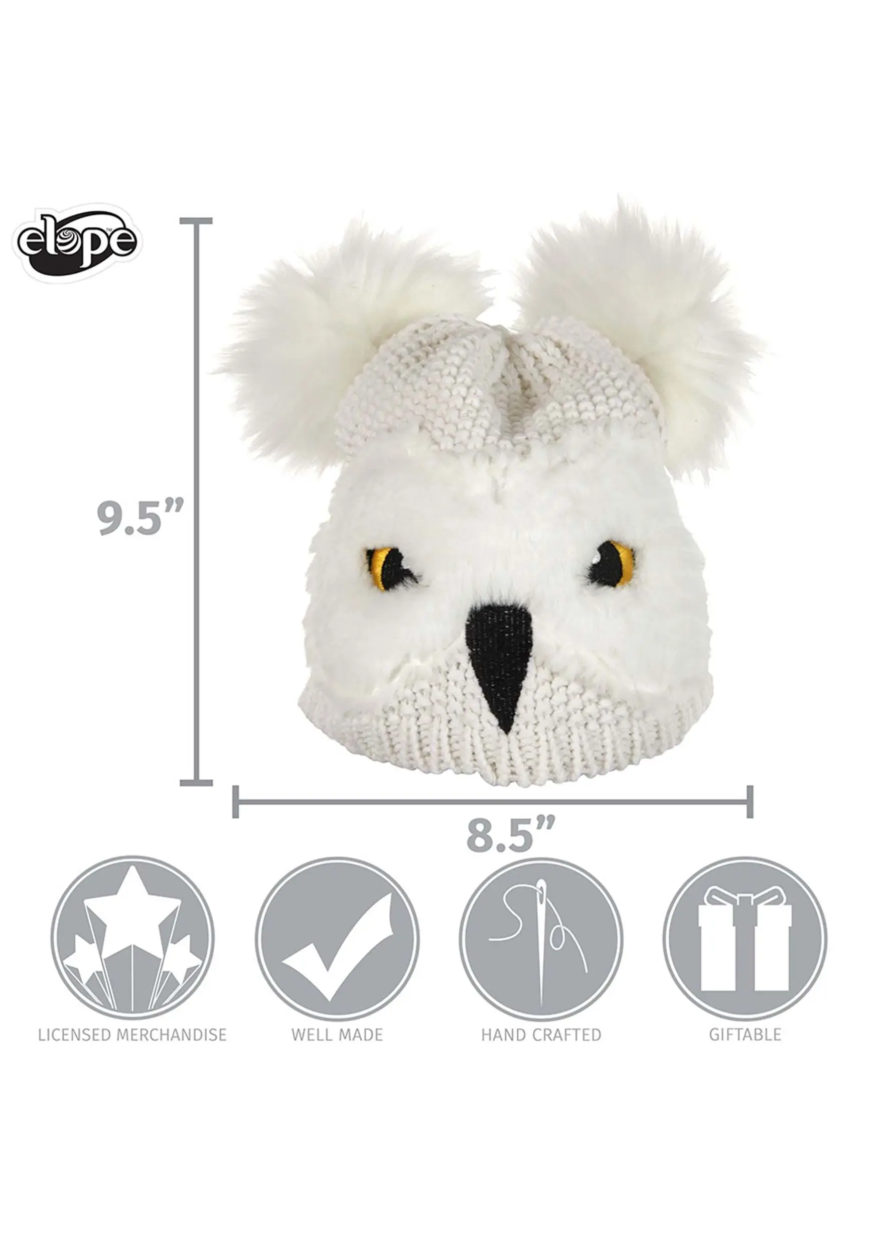 Elope Hedwig Child/Adult Knit Hat 5 Elope Hedwig Child/Adult Knit Hat - Image 5