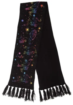 Elope Knit Scarf Hogwarts House Emblem Constellations -Cheap Anna Costumes Store hogwarts house emblem constellations knit scarf alt 4