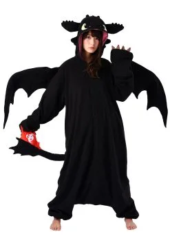 Sazac How To Train Your Dragon Toothless Adult Kigurumi Costume