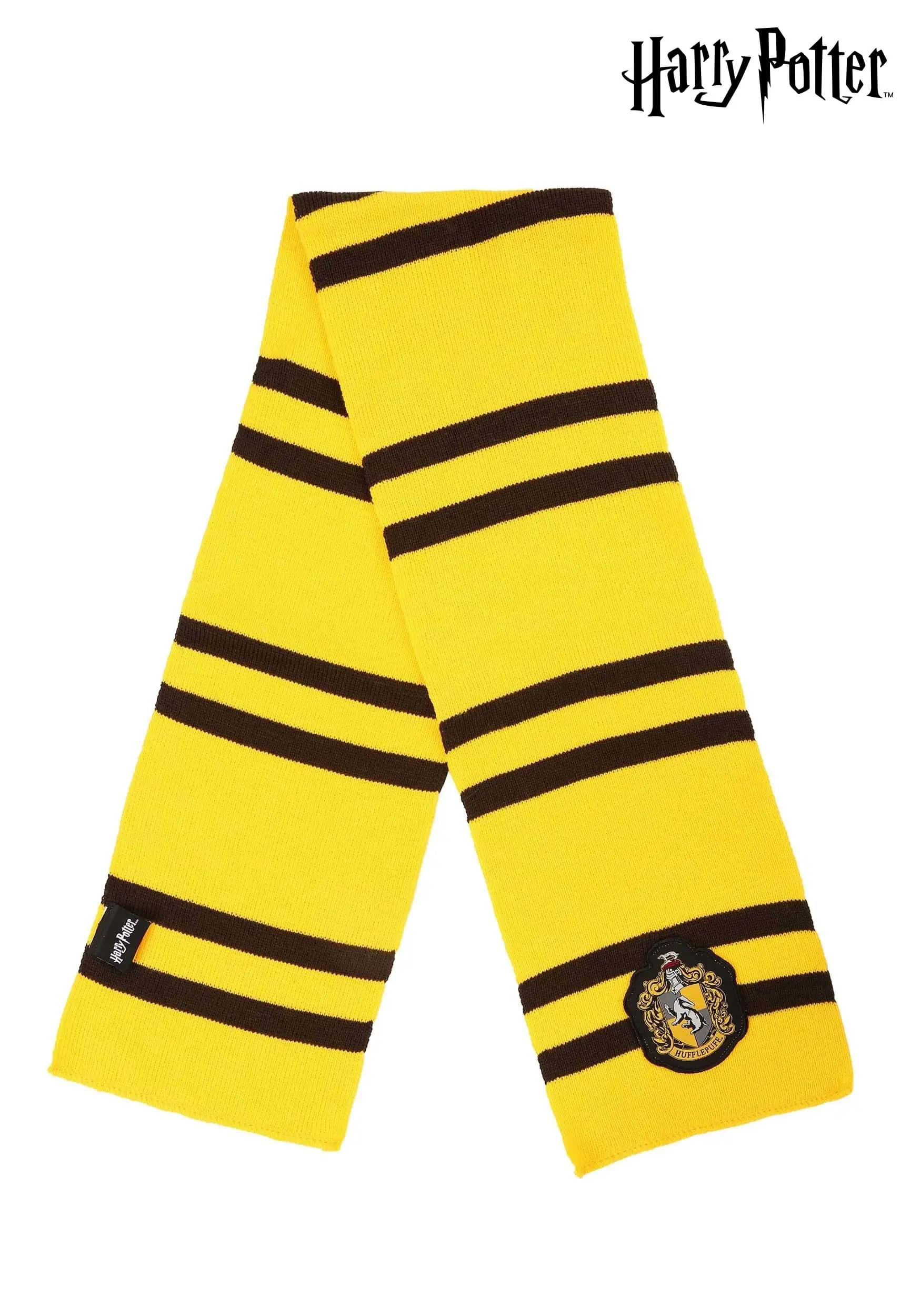 Elope Harry Potter Deluxe Hufflepuff Knit Scarf 1 Elope Harry Potter Deluxe Hufflepuff Knit Scarf