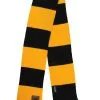 Elope Hufflepuff House Patch Striped Scarf