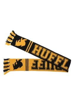 Elope Hufflepuff Reversible Winter Knit Scarf 6 Elope Hufflepuff Reversible Winter Knit Scarf -Cheap Anna Costumes Store hufflepuff reversible knit scarf alt 2