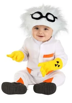 Fun Costumes Doc Brown Costume For Infants -Cheap Anna Costumes Store infant doc brown costume alt 2