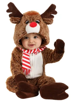 Zhenjiang Lian Yew Every Age Garment Accessories A Infant Plush Reindeer Costume