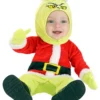 BigWan Apparel Co. Infant The Grinch Santa Costume For Infants