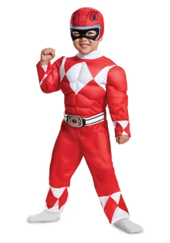 Disguise Toddler Power Rangers Red Ranger Muscle Costume
