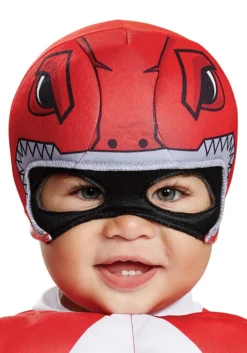 Disguise Toddler Power Rangers Red Ranger Muscle Costume -Cheap Anna Costumes Store infant toddler power rangers red ranger muscle costume alt 2