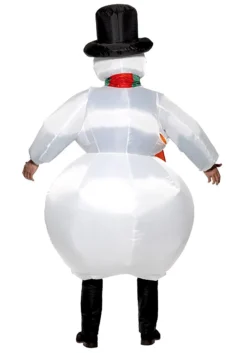 Smiffys Inflatable Snowman Costume For Adults -Cheap Anna Costumes Store inflatable snowman costume alt 2