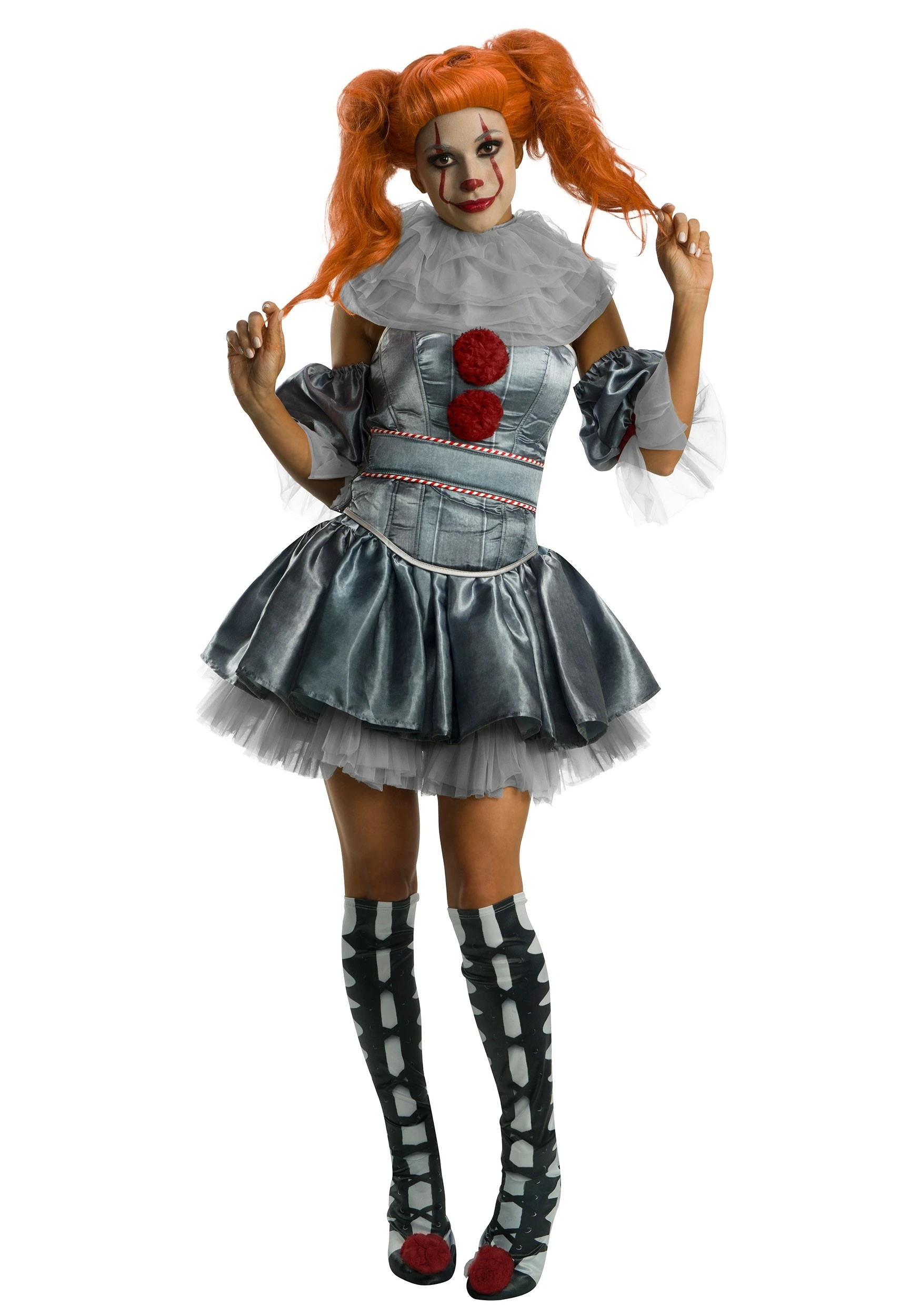 Rubies Costume Co. Inc Deluxe IT Pennywise Women's Dress Costume 1 Rubies Costume Co. Inc Deluxe IT Pennywise Women's Dress Costume