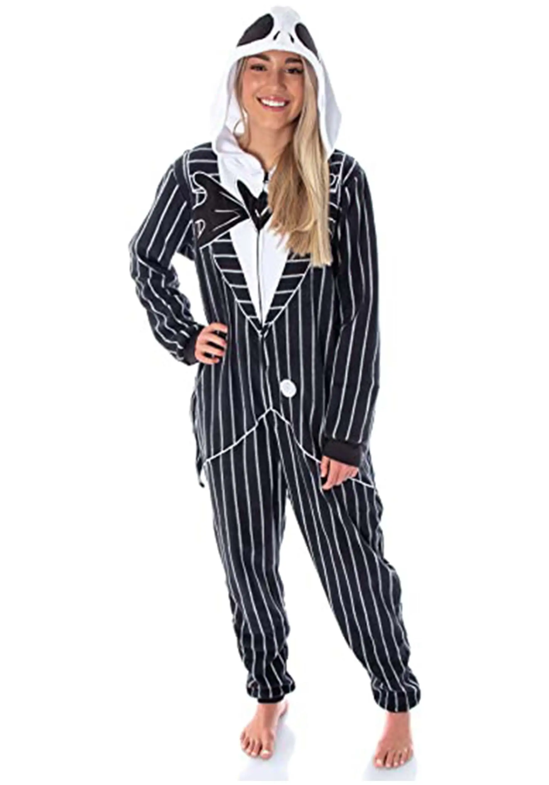 MJC International The Nightmare Before Christmas Jack Skellington Union Suit 1 MJC International The Nightmare Before Christmas Jack Skellington Union Suit