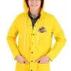 Fun Costumes Jurassic Park Costume Yellow Raincoat