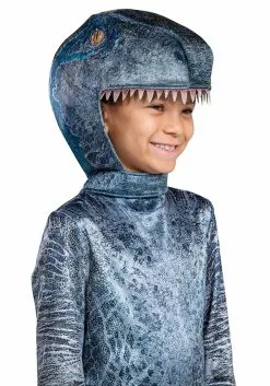 Disguise Kid's Jurassic World Classic Blue Costume 5 Disguise Kid's Jurassic World Classic Blue Costume -Cheap Anna Costumes Store jurassic world classic blue costume alt 1