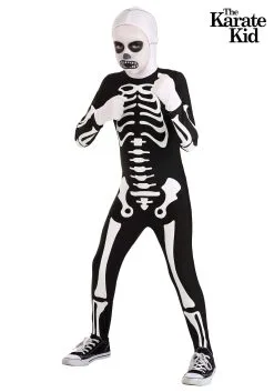 Fun Costumes Child Authentic Karate Kid Skeleton Suit