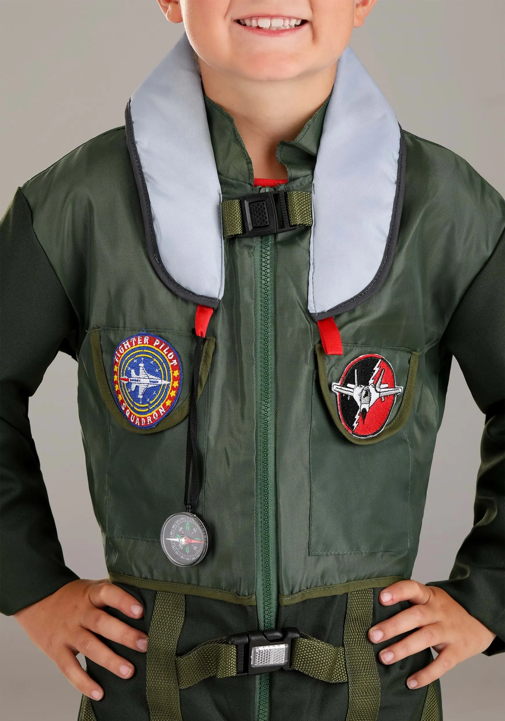 Jerry Leigh Daring Fighter Pilot Costume For Kids 2 Jerry Leigh Daring Fighter Pilot Costume For Kids - Image 2
