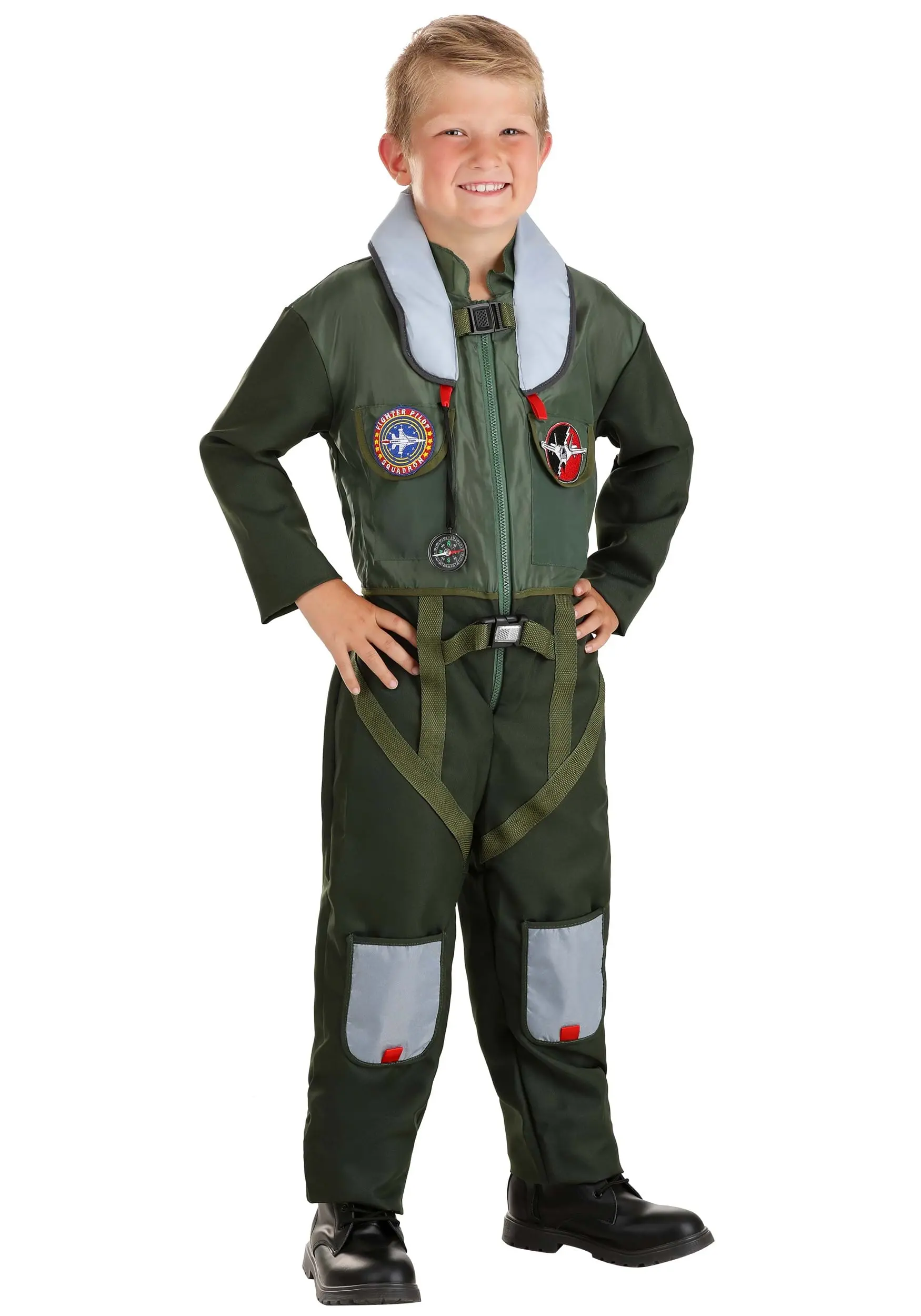 Jerry Leigh Daring Fighter Pilot Costume For Kids 10 Jerry Leigh Daring Fighter Pilot Costume For Kids - Image 10