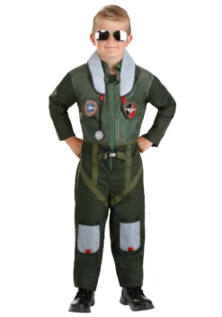 Jerry Leigh Daring Fighter Pilot Costume For Kids