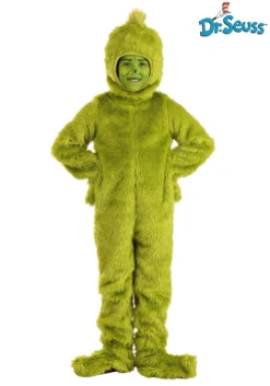 Elope Dr. Seuss Grinch Kid's Open Face Costume