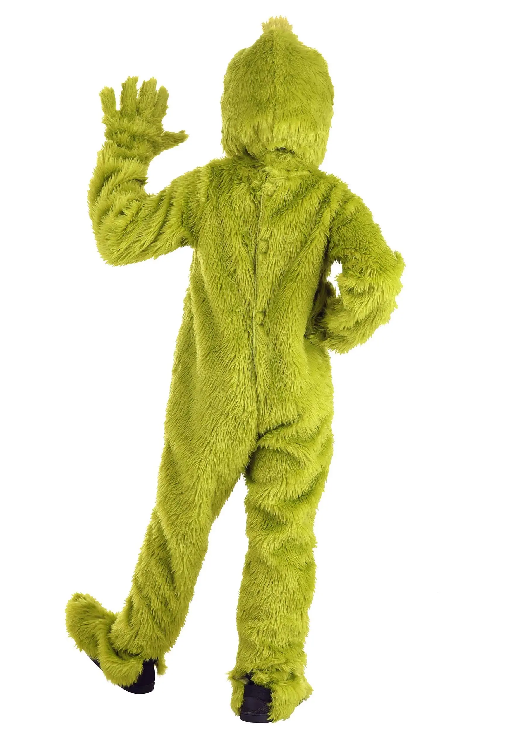 Elope Dr. Seuss Grinch Kid's Open Face Costume 2 Elope Dr. Seuss Grinch Kid's Open Face Costume - Image 2