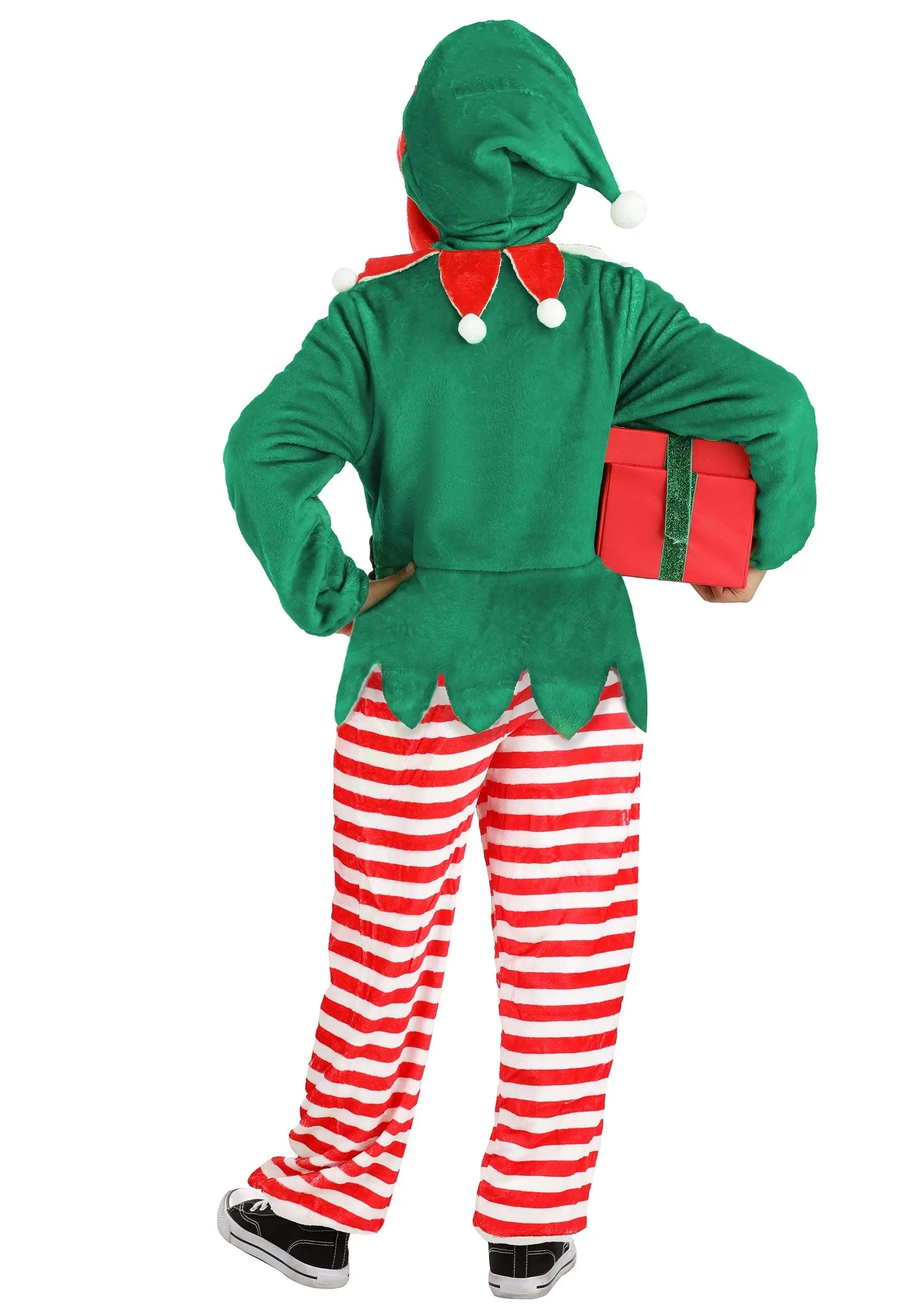 Savvy Garments Elf Kid's Jumpsuit Costume 2 Savvy Garments Elf Kid's Jumpsuit Costume - Image 2