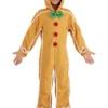 Savvy Garments Kid's Gingerbread Man Onesie Costume