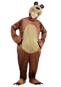 Fun Costumes Masha And The Bear Bear Costume For Kids