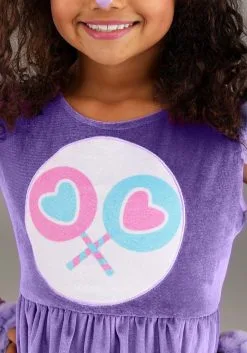 Armada Share Bear Party Dress Costume For Girls -Cheap Anna Costumes Store kids share bear party dress costume alt 2