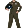 Underwraps US Navy Top Gun Jumpsuit Costume For Kids