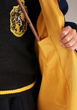 Elope Child Vintage Hogwarts Hufflepuff Robe -Cheap Anna Costumes Store kids vintage hogwarts hufflepuff robe alt 6