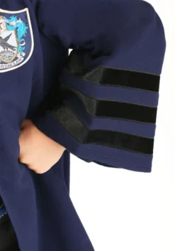 Elope Kids Harry Potter Vintage Hogwarts Ravenclaw Robe -Cheap Anna Costumes Store kids vintage hogwarts ravenclaw robe alt 3