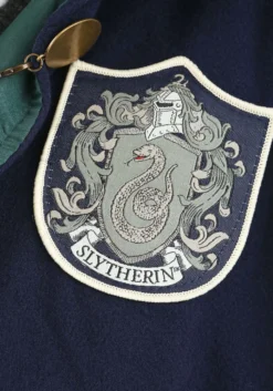 Elope Harry Potter Vintage Slytherin Robe For Children -Cheap Anna Costumes Store kids vintage hogwarts slytherin robe alt 2