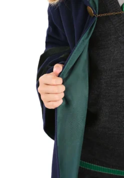 Elope Harry Potter Vintage Slytherin Robe For Children -Cheap Anna Costumes Store kids vintage hogwarts slytherin robe alt 6