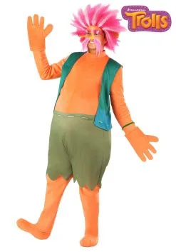 Fun Costumes Men's King Peppy Trolls Costume -Cheap Anna Costumes Store king peppy trolls mens costume alt 3