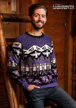 Shenzen Amilla Labyrinth Character Ugly Christmas Sweater 7 Shenzen Amilla Labyrinth Character Ugly Christmas Sweater -Cheap Anna Costumes Store labyrinth character sweater alt 2