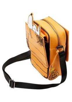 LOUNGEFLY Women's Peanuts Great Pumpkin Snoopy Doghouse Crossbody Bag -Cheap Anna Costumes Store loungefly peanuts great pumpkin snoopy doghouse cr alt 2