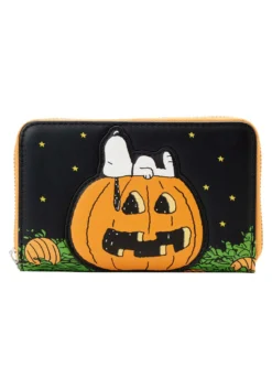 Loungefly Peanuts Great Pumpkin Snoopy Zip Around Wallet Accessory