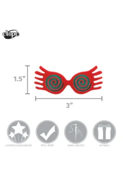 Elope JK Rowling | Luna Lovegood Spectrespecs Acrylic Pin -Cheap Anna Costumes Store luna lovegood spectrespecs acrylic pin alt 3