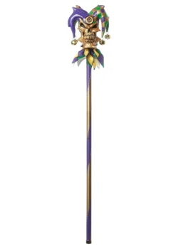 California Costume Collection Mardi Gras Skull Cane Accessory
