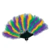 Beistle Carnival Mardi Gras Feather Fan