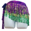 KBW Adult Mardi Gras Tinsel Skirt