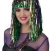 California Costume Collection Women's Mardi Gras Tinsel Wig