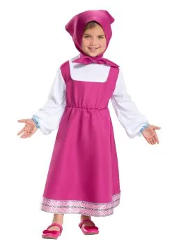 LF Products Pte. Ltd. Masha And The Bear Masha Costume For Girls