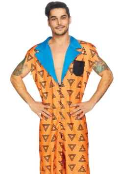 LEG AVENUE Men's Bedrock Bro Romphim Costume 7 LEG AVENUE Men's Bedrock Bro Romphim Costume -Cheap Anna Costumes Store mens bedrock bro romphim costume alt1