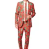 Opposuits Men's Red Christmas Trees Suitmeister Suit