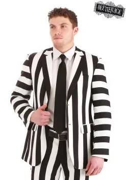 Haizhilan Garment CO., LTD Classic Beetlejuice Men's Blazer -Cheap Anna Costumes Store mens classic beetlejuice blazer alt 11