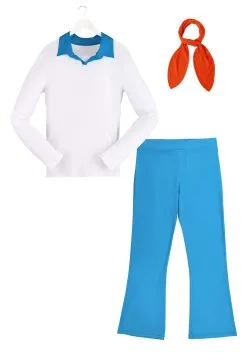 Jerry Leigh Classic Scooby Doo Fred Costume For Men -Cheap Anna Costumes Store mens classic scooby doo fred costume alt 5