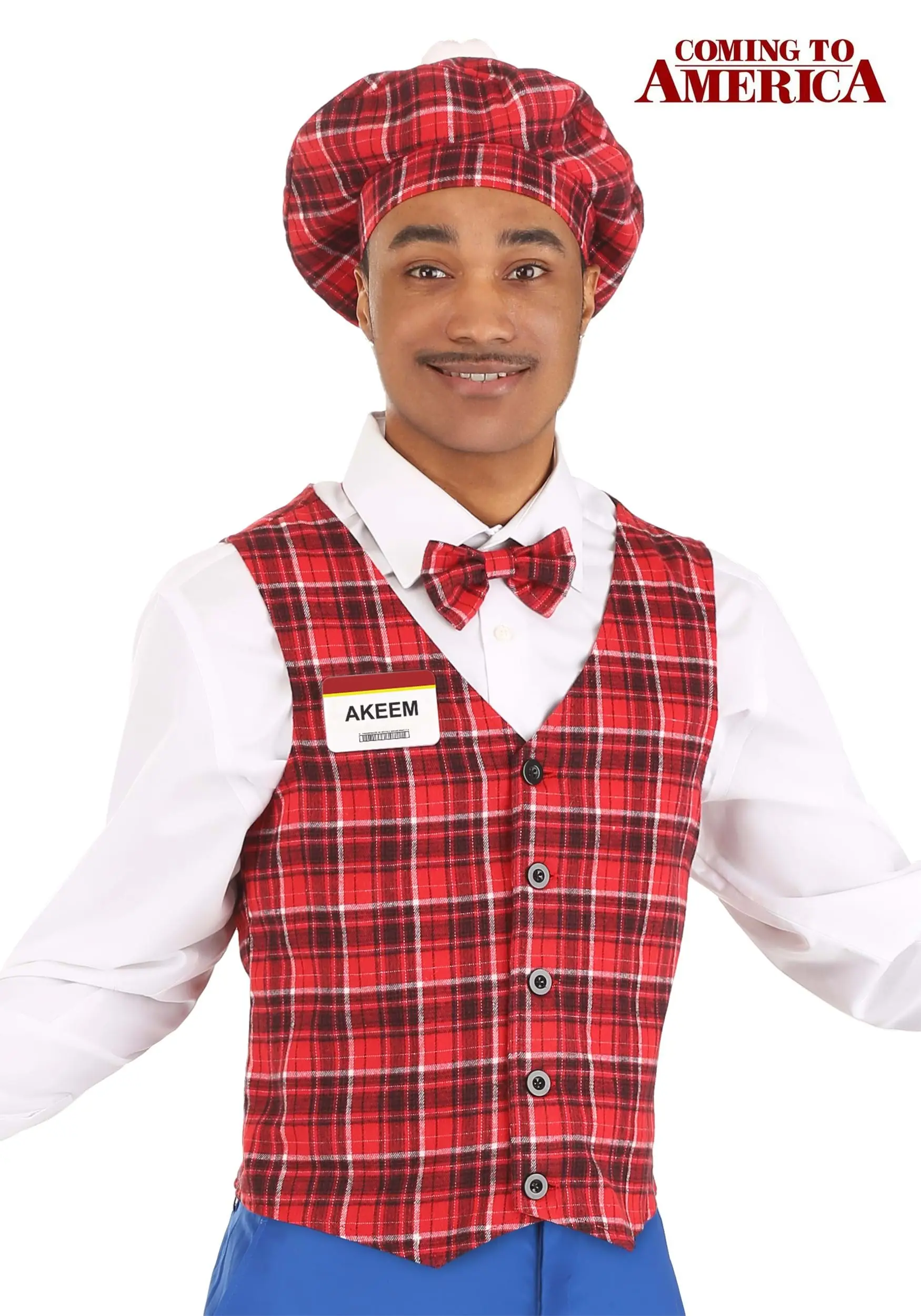 Fun Costumes Coming To America Mens McDowells Costume 1 Fun Costumes Coming To America Mens McDowells Costume